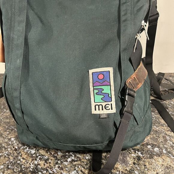 1990s MEI USA Hiking Backpack Large Duffel Travel Bag Internal Frame Mountain Eq - Picture 6 of 8